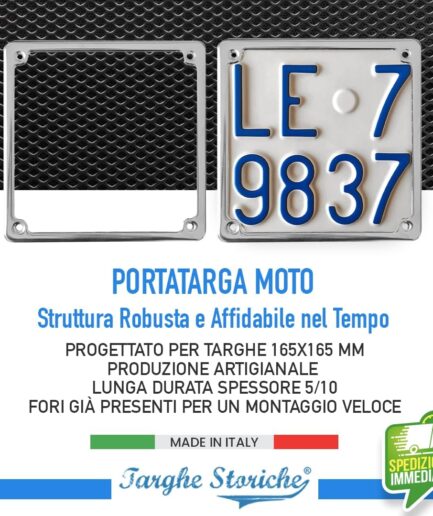 Portatarga Moto Epoca fino al 1997