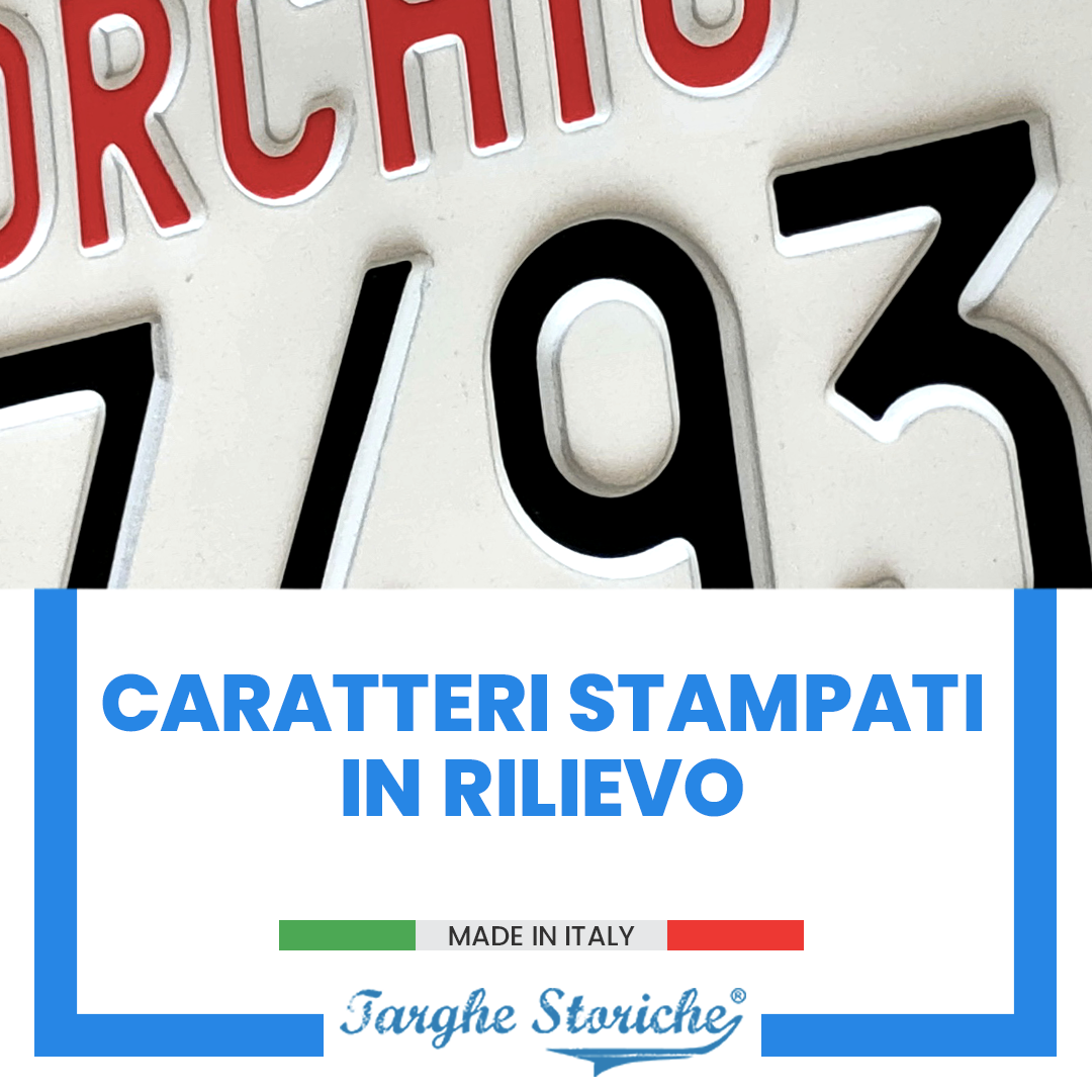 Targa per rimorchi 95-2013 antichizzata 4