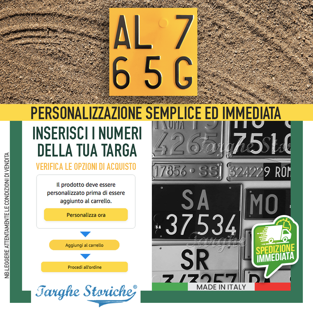 targhe mezzi agricoli dal 1995 alluminio reflex 3