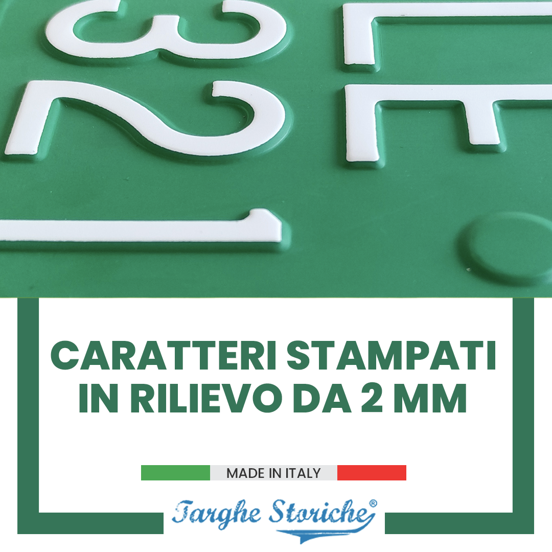 targhe mezzi agricoli fino al 62 alluminio antichizzata 3
