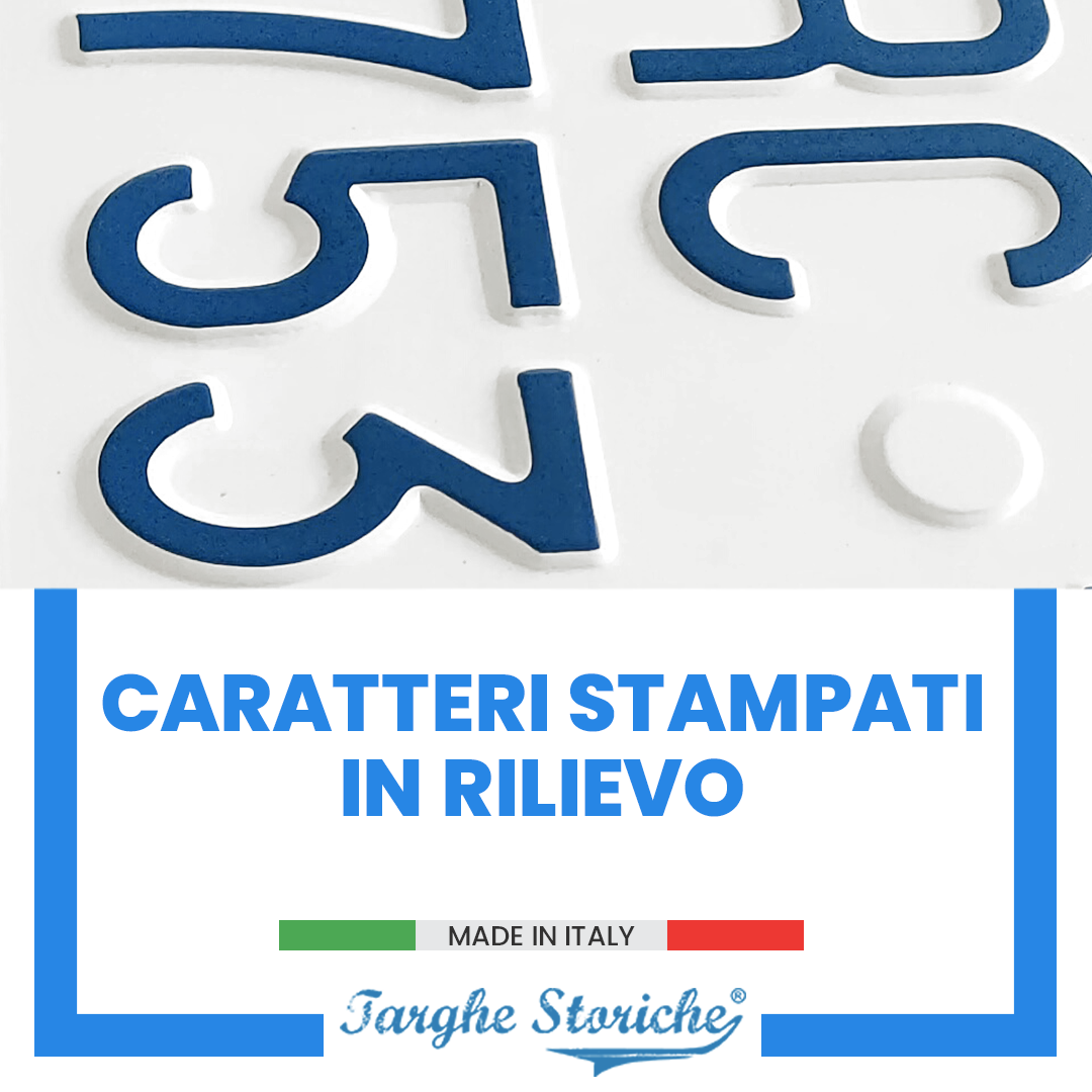 targhe moto COLORAZIONE ORIGINE 60-62 4