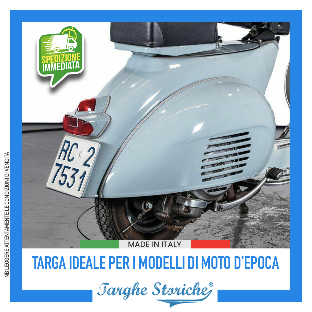 targhe moto COLORAZIONE ORIGINE 60-62 5