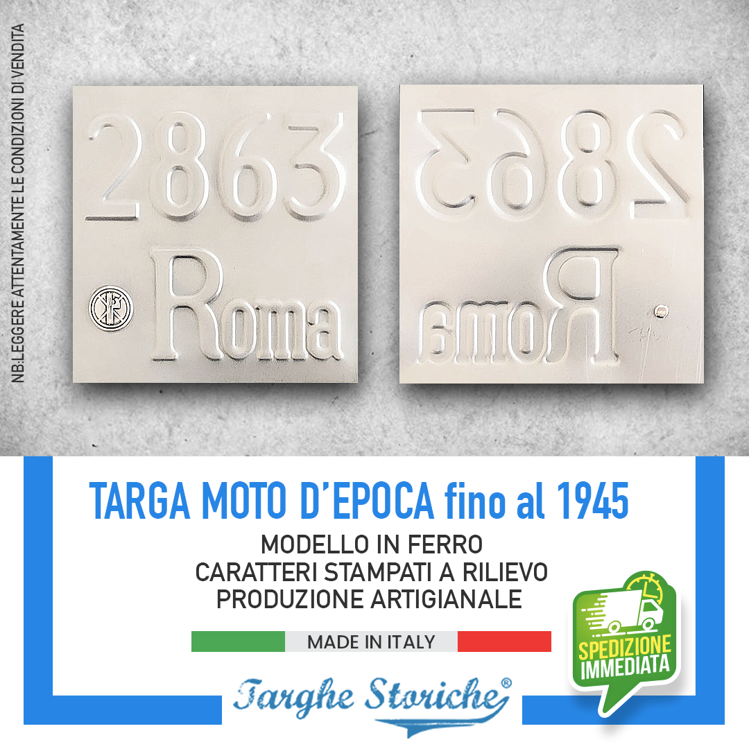 targhe moto Ferro fino al 1945 1