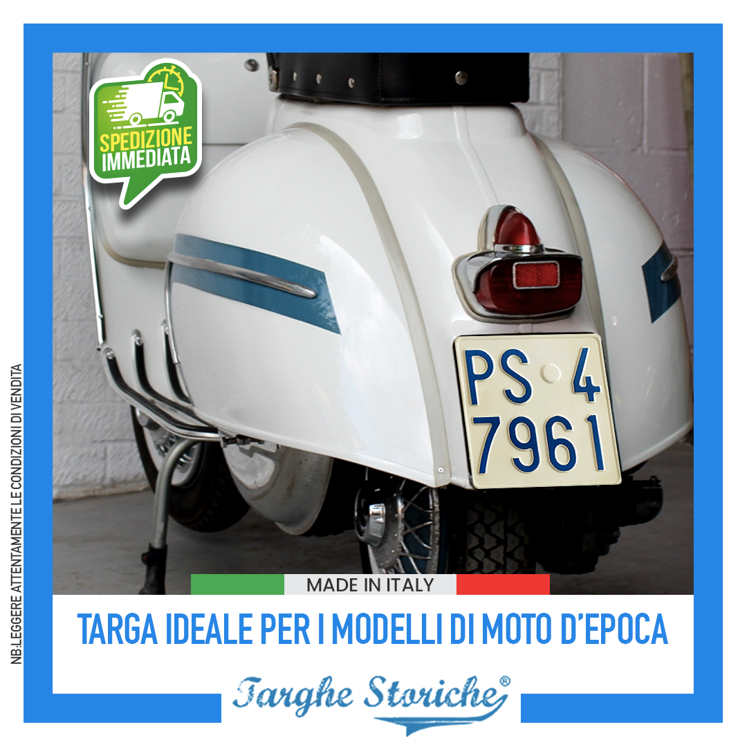 targhe moto antichizzata 60-61 5