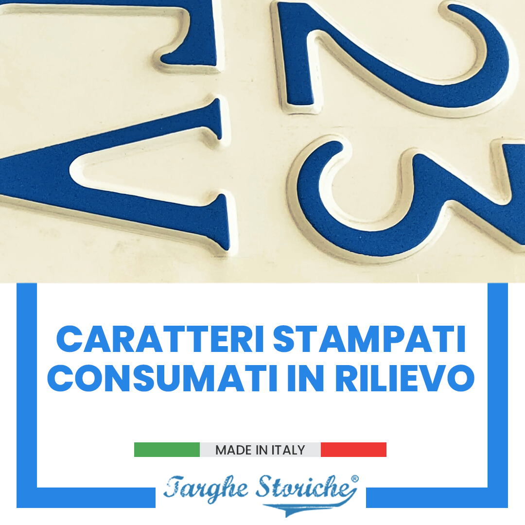 targhe moto antichizzata consumati plastica 48-51 3