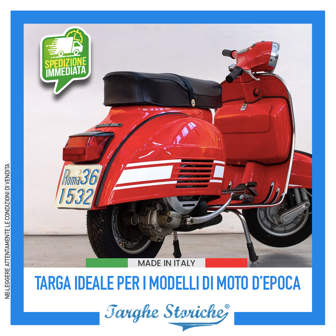 targhe moto antichizzata consumati plastica 63-84 4
