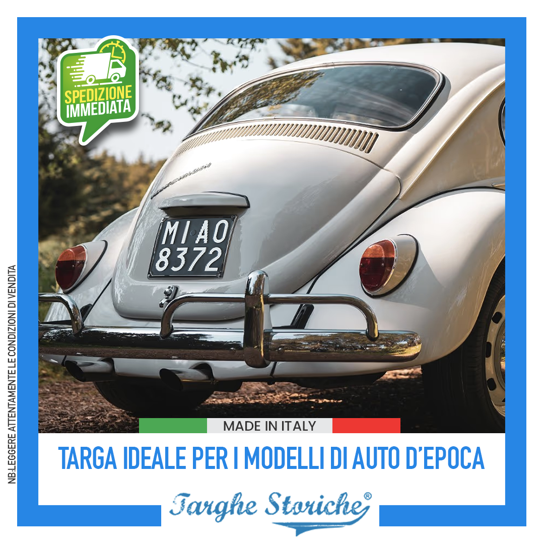 targhe posteriori antichizzata plastica 63-84 3