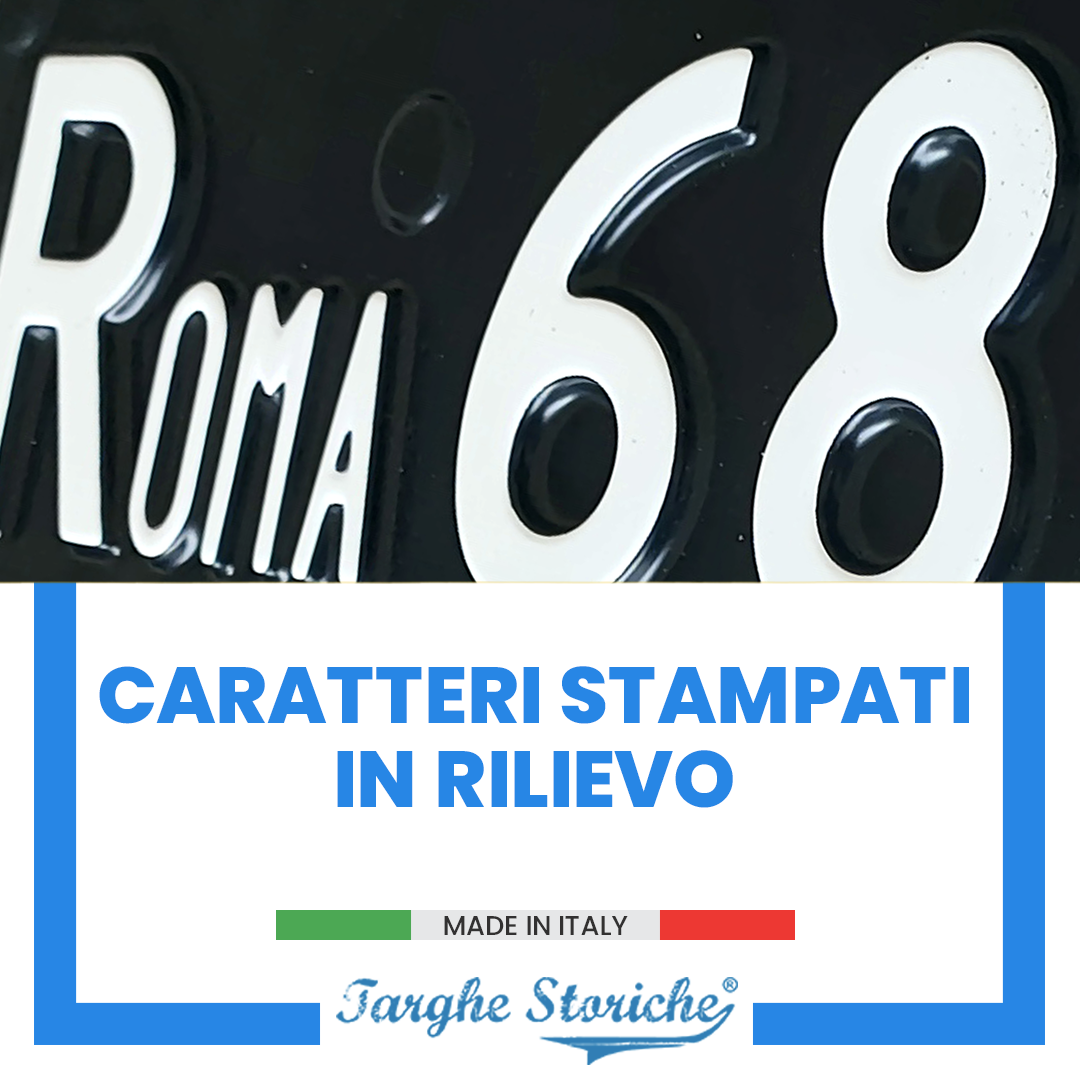 targhe posteriori plastica 63-84 5